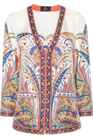 Etro Floral-print silk jacket