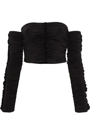 ROTATE Gathered crop top