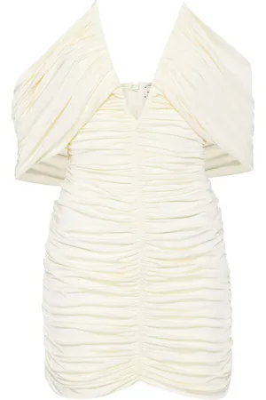 MAGDA BUTRYM Off-shoulder ruched minidress