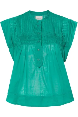Marant Etoile Leaza organic cotton blouse