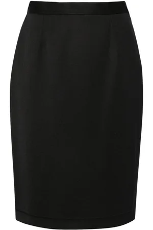 Saint Laurent 1990s wool pencil skirt
