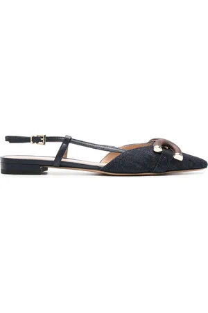ROBERTO FESTA Cally denim ballerina shoes