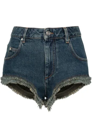 Isabel Marant Eneidao frayed denim shorts