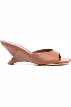 vic matiè 75mm leather mules