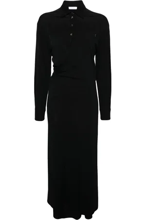Paco rabanne Ruched midi wrap dress