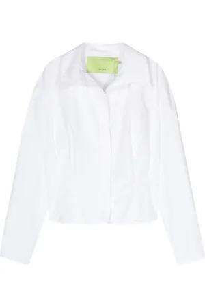 GAUGE81 Cabos cropped cotton shirt