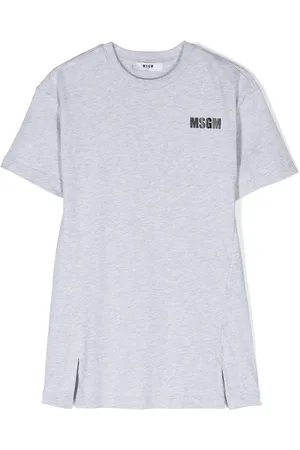 Msgm Logo-print cotton dress