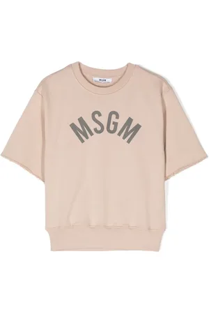 Msgm Logo-print cotton sweatshirt