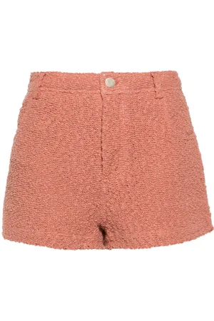 IRO High-waisted boucl?? shorts