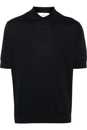LARDINI Logo-embroidered cotton polo shirt