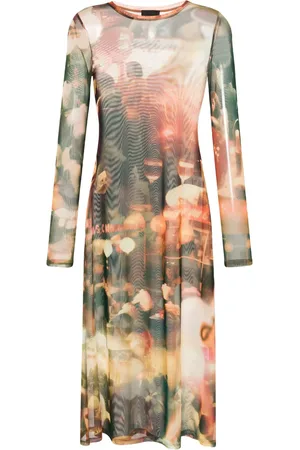 Puppets and Puppets Chow mesh midi dress