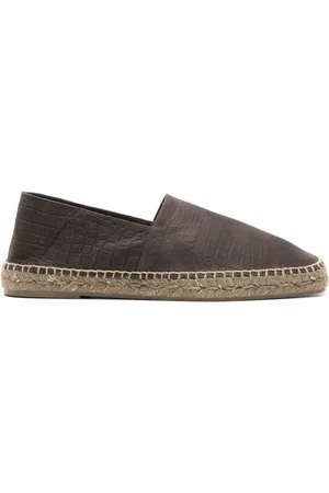 Tom Ford Embossed-crocodile leather espadrilles