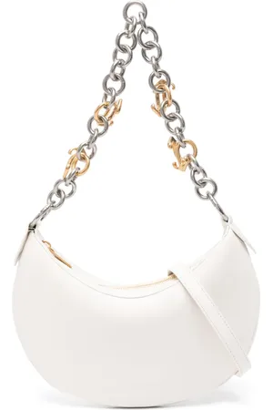 OFF-WHITE Hemisphere leather shoulder bag