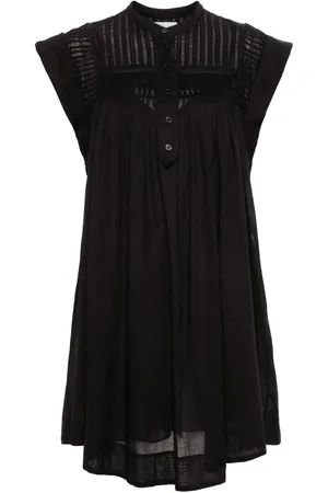 Isabel Marant Leazali pintuck midi dress