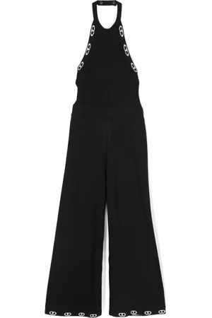 Twin-Set Logo-jacquard jumpsuit