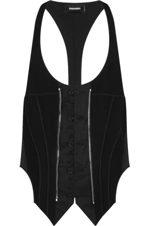 Dsquared2 Deconstructed panelled waistcoat