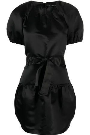 Cynthia Rowley Satin tulip mini dress
