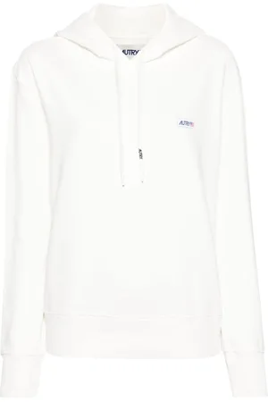 Autry Logo-patch cotton hoodie