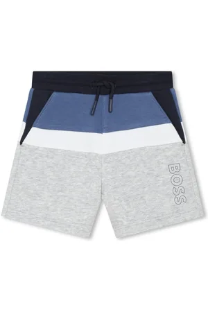 Patachou colour-block panelled shorts - Grey