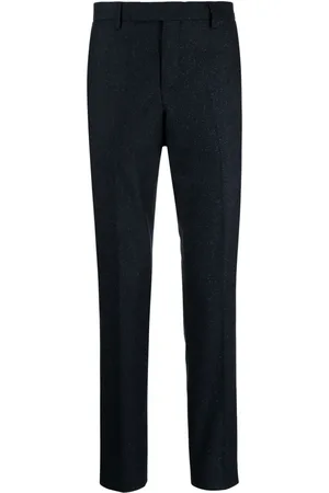 Paul Smith Pressed-crease tailored straight-leg trousers