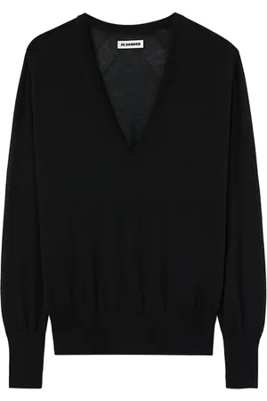 Jil Sander V-neck cashmere top
