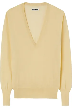 Jil Sander V-neck cashmere top