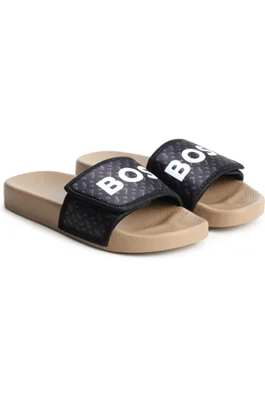 HUGO BOSS Logo-print slides