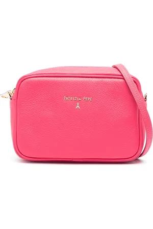 Patrizia Pepe Fly-plaque leather shoulder bag