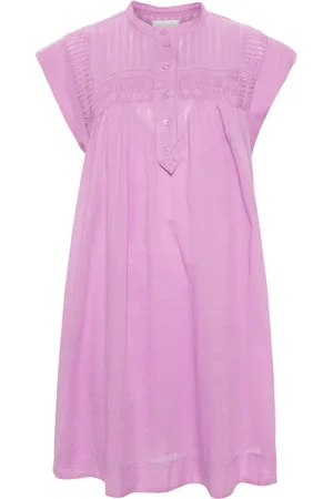 Isabel Marant Leazali pintuck midi dress