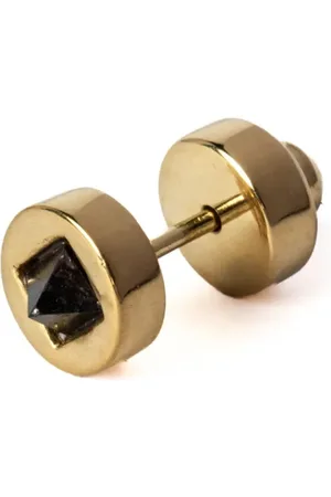 PARTS OF FOUR Crystal-pyramid stud earring