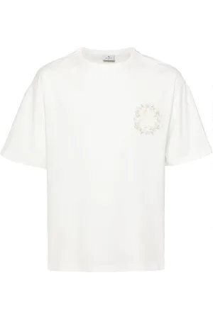 Etro Pegaso-embroidered cotton T-shirt