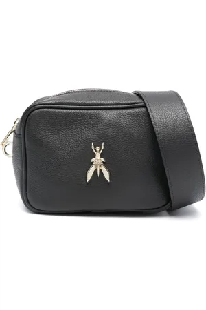 Patrizia Pepe Logo-plaque leather crossbody bag