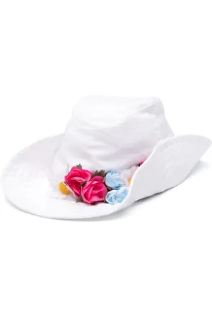 MONNALISA Floral-appliqu?? twill hat