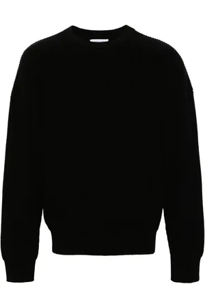 Marine Serre Crescent Moon-intarsia knit jumper