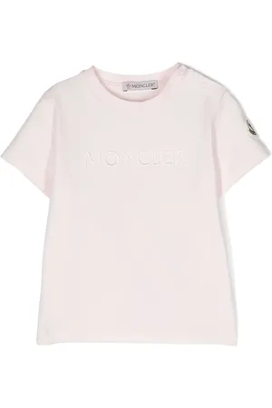 Moncler Logo-embroidered cotton-blend T-shirt