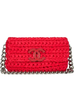 CHANEL 2014 Cruise crochet flap shoulder bag