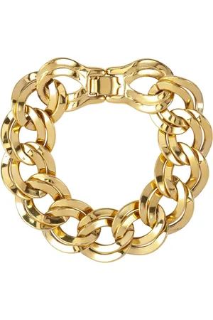 Susan Caplan 1980s 22kt plated Monet chain bracelet