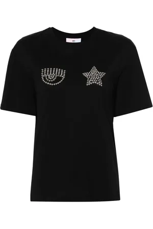 Chiara Ferragni Eyelike-motif cotton T-shirt