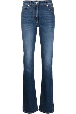 Msgm High-rise slim-fit bootcut jeans