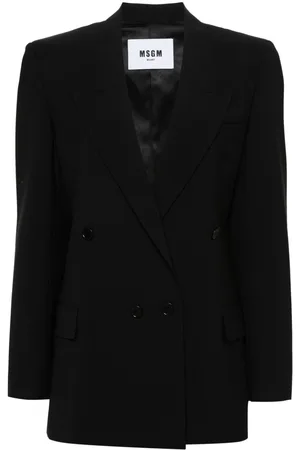 Msgm Double-breasted peak-lapels blazer
