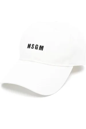 Msgm Logo-embroidered baseball cap