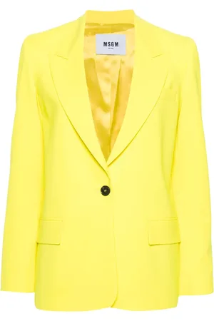 Msgm Single-breasted peak-lapels blazer