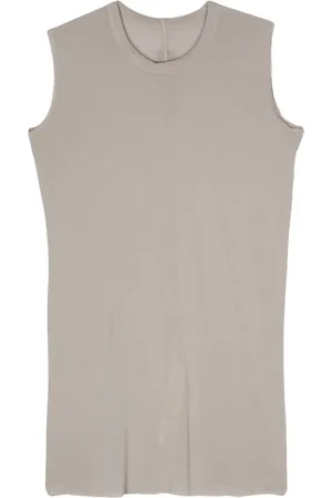 Rick Owens Semi-sheer sleeveless tank top