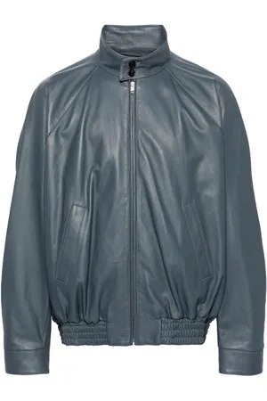 Marni Leather bomber jacket