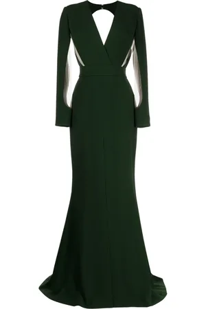 Elie saab Cut-out crepe gown