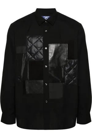 Dr. Martens Pleat-detail patchwork shirt