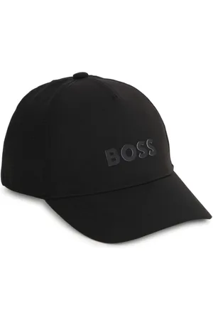HUGO BOSS Logo-appliqué curved cap
