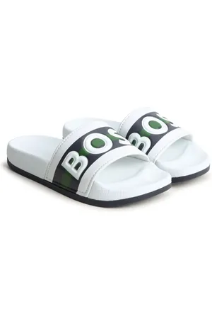 HUGO BOSS Embossed-logo slides