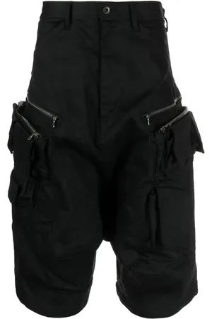 JULIUS Mid-rise drop-crotch shorts