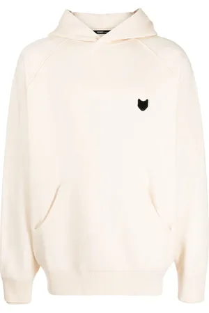 SONGZIO Panther-embroidered cotton hoodie